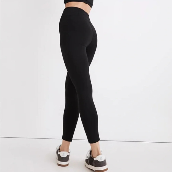 Madewell MWL Form High-Rise 25" Leggings Navy Blue - Picture 3 of 9